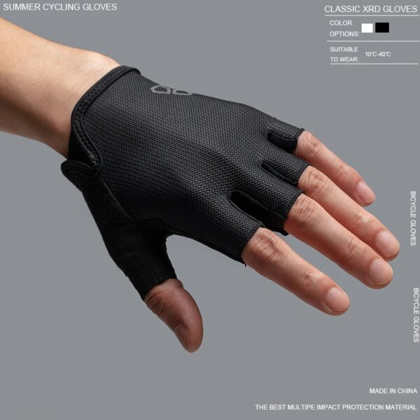 Guantes de Ciclismo de medio dedo para hombre y mujer, Guantes deportivos a prueba de golpes para deportes de verano, Guantes para bicicleta de montaña, Guantes de Ciclismo