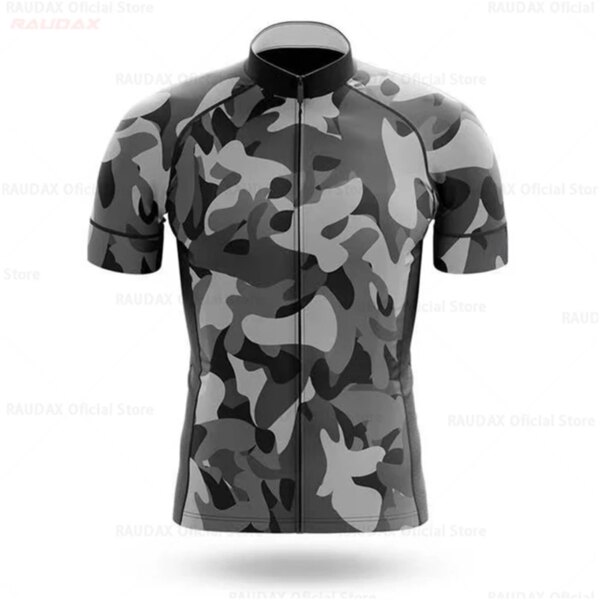 Camisetas de Ciclismo para hombre, camisetas de manga corta para Ciclismo, Maillot de camuflaje, Ropa de Ciclismo de montaña y carretera, verano 2022