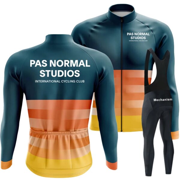 Camisetas de ciclismo para hombre, traje Skinsuit, traje de manga larga, ropa para bicicleta, conjunto de Jersey, ropa de verano para hombre, pantalones transpirables para bicicleta 2022