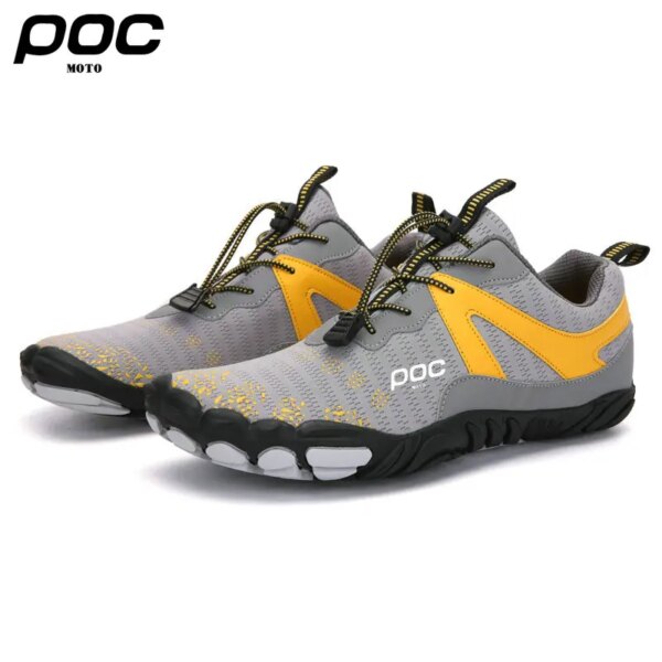 Zapatillas de ciclismo para MOTO POC, zapatillas de ciclismo de montaña transpirables de secado rápido para verano, zapatillas ligeras antideslizantes para hombre, Kit de bicicleta