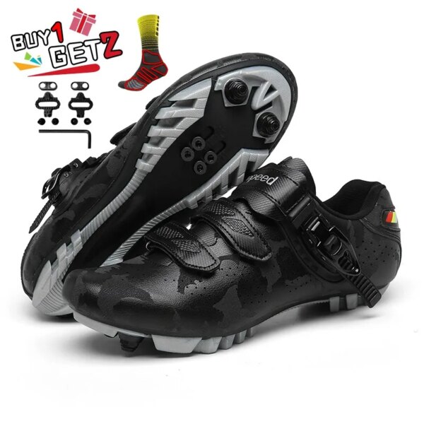 Zapatos de ciclismo MTB, zapatos de bicicleta de fondo duro antideslizantes, zapatos planos para bicicleta, calzado de Ciclismo de Carretera para mujer, zapatos para bicicleta de montaña, zapatillas de deporte