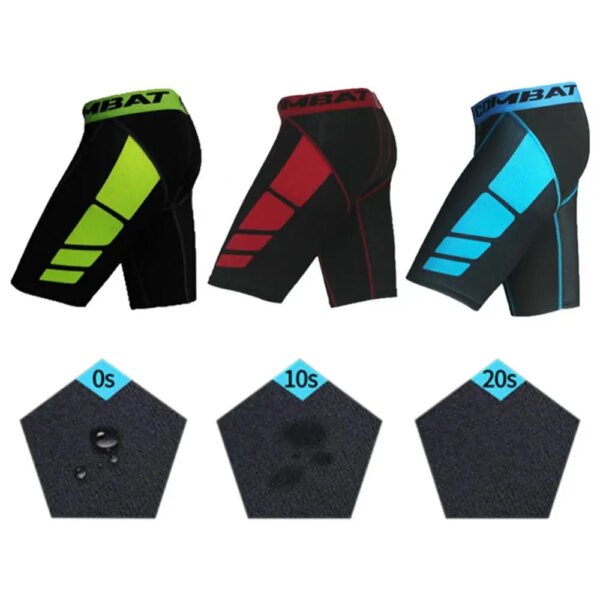 Pantalones cortos de ciclismo para hombre, pantalones cortos transpirables de verano de secado rápido, pantalones deportivos para correr y entrenar