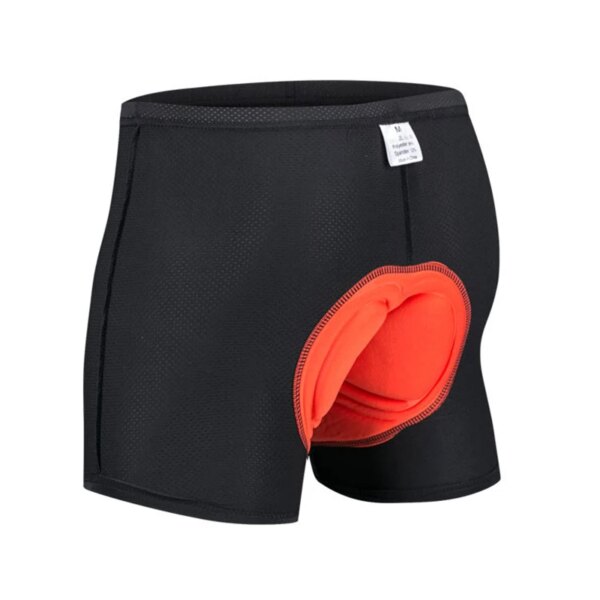 Pantalones cortos de ciclismo con relleno de esponja para hombre y mujer, ropa interior transpirable de secado rápido para ciclismo de montaña y descenso