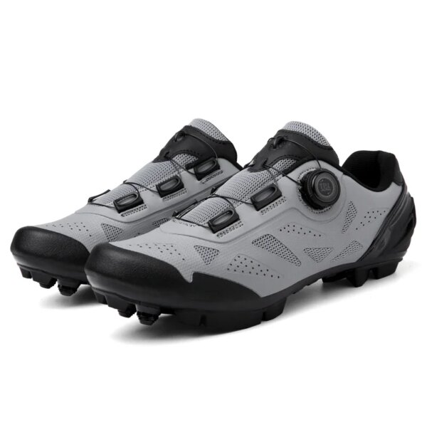 Zapatillas de ciclismo para hombre y mujer, calzado plano con Pedal para bicicleta de montaña, con tacos, calzado de velocidad Rb, autoblocante, novedad de 2024