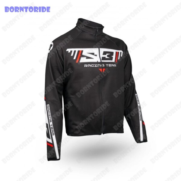 Chaqueta de ciclismo 2021, ropa térmica de lana de manga larga para bicicleta de carretera, ropa de ciclismo de montaña y descenso, maillot de ciclismo