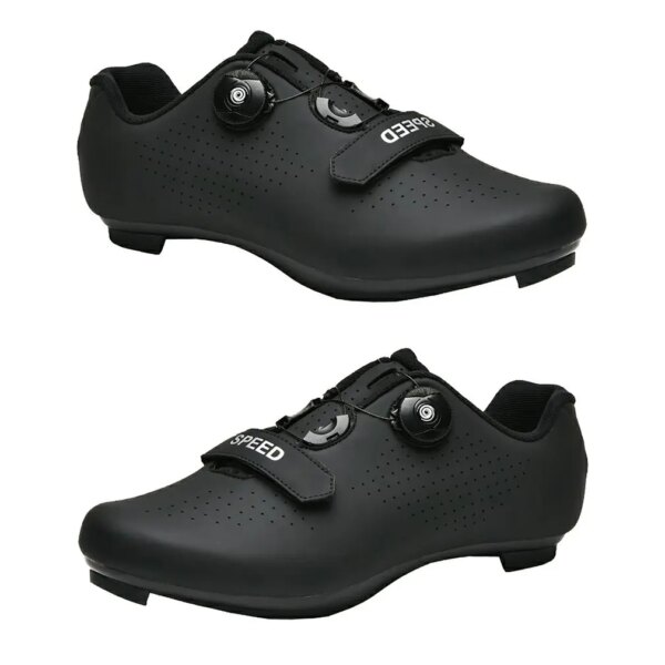 Zapatillas de ciclismo para hombre, zapatillas planas con tacos para bicicleta de montaña, zapatillas de ciclismo de carretera para mujer