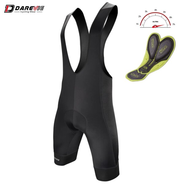 DAREVIE pantalones cortos de ciclismo con almohadilla de Gel 3D 6H, pantalones cortos de ciclismo para hombre, pantalones cortos de ciclismo para equipo profesional de descenso, pantalones cortos de ciclismo transpirables de 7CM con pinza para piernas