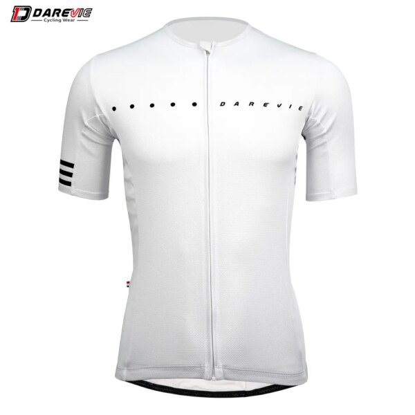 DAREVIE-Camiseta de ciclismo para hombre, Maillot de ciclismo fresco y seco, transpirable, de secado rápido, equipo profesional, camiseta ajustada de alta calidad para bicicleta de montaña y carretera