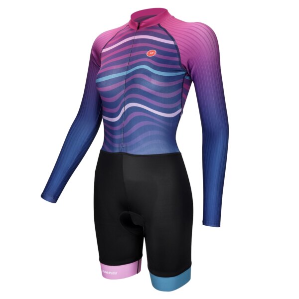 DAREVIE-traje de ciclismo para mujer, traje Skinsuit, Jersey ajustado, transpirable, alta calidad, almohadilla de esponja suave 3D, pantalones de Ciclismo de Carretera MTB