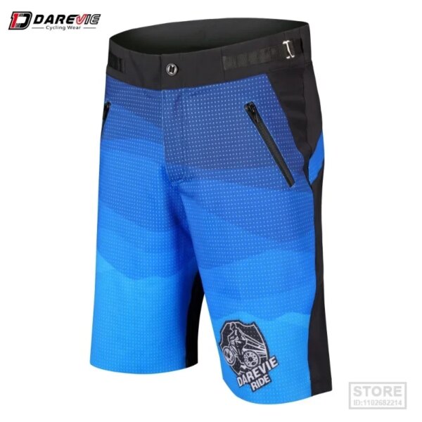 DAREVIE MTB Shorts Ciclismo Mountion Transpirable Secado rápido Ropa antideslizante para hombres Mujeres