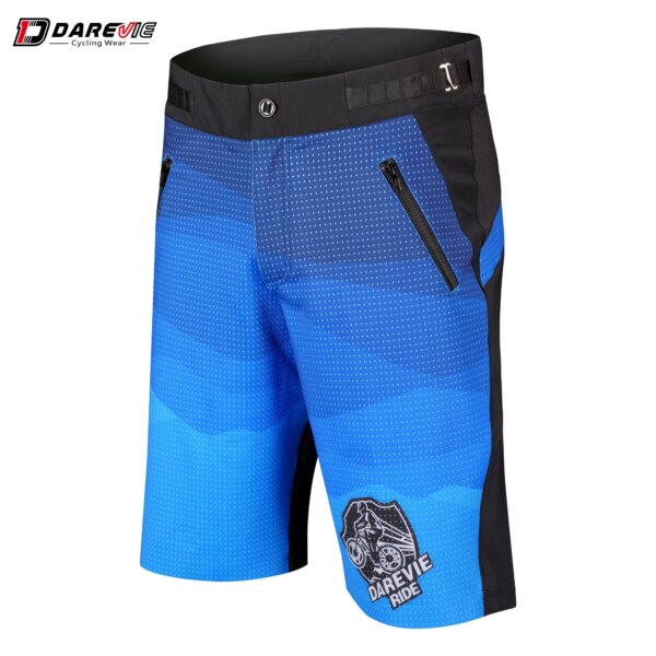 DAREVIE MTB pantalones cortos de ciclismo pantalones cortos de montaje transpirables de secado rápido antideslizantes ropa de ciclismo MTB para hombres y mujeres pantalones cortos de ciclismo