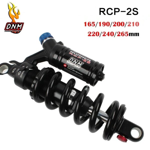 Amortiguador DNM RCP2S para bicicleta de montaña, suspensión trasera, amortiguador para bicicleta de montaña, descenso DH, 190mm, 200m, 220mm, 240mm, 550lbs