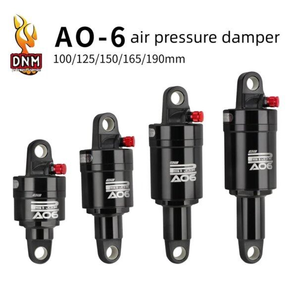 Amortiguador DNM, amortiguador de aire, suspensión para bicicleta de montaña, 100, 125, 150, 165, 190mm