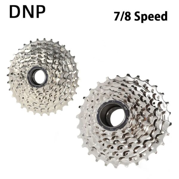 DNP-Cassette de bicicleta de montaña de 7/8 velocidades, 11-28T 11-32T, volante plegable, rueda de torre, múltiples piezas de piñón de bicicleta de montaña