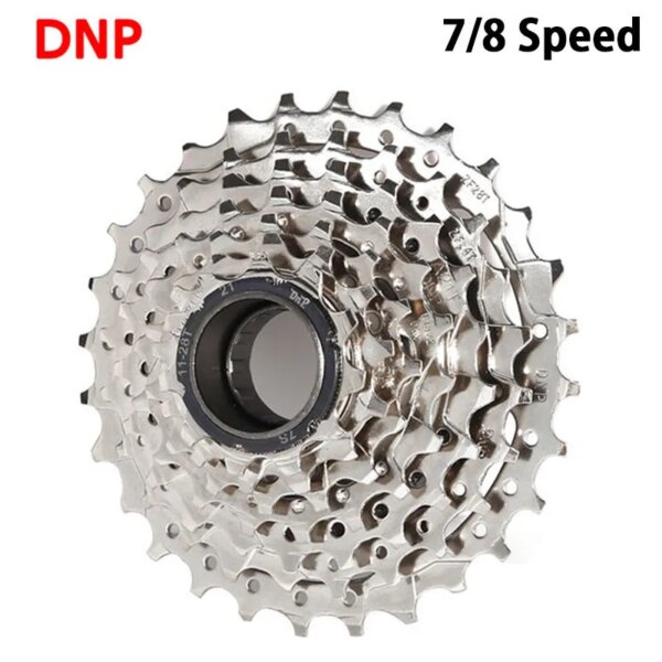 DNP-Cassette para bicicletas de montaña, 7 velocidades, 8 velocidades, 11-28T, 32T, rueda libre, rueda de torre plegable, múltiples piezas de piñón de bicicleta de montaña