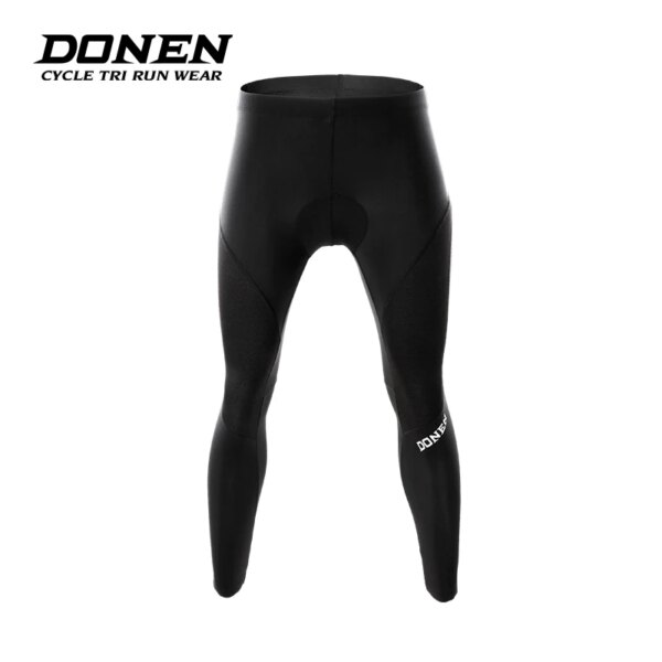 DONE-pantalones largos para bicicleta para mujer, pantalones largos Coolmax con almohadilla de Gel 3D, forro polar compuesto de tres niveles a prueba de viento, pantalones para bicicleta al aire libre, ciclismo para mujer