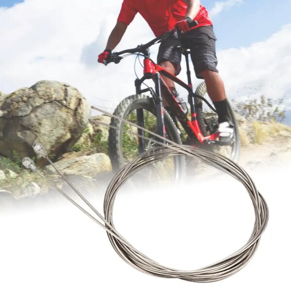 Núcleo de línea de desviador, cambio preciso resistente al calor, Cable de freno de cambio de bicicleta resistente al óxido de acero inoxidable de alta resistencia para MT