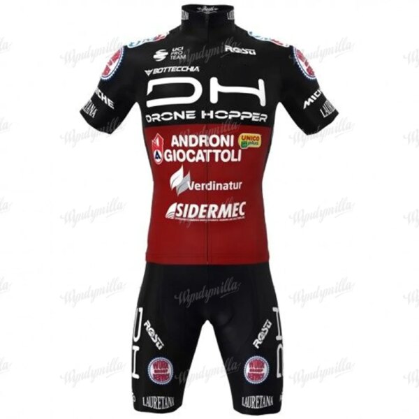 Drone Hopper-Androni Giocattoli 2022 Rosti equipo de Ciclismo profesional Conjunto de Jersey y pantalones cortos con pechera Ropa Ciclismo Maillot conjunto de bicicleta de carretera