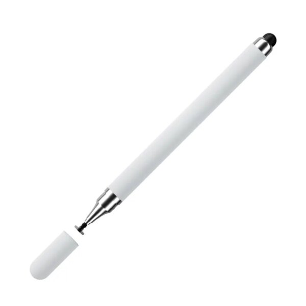 Bolígrafo capacitivo de doble cabezal, cabezal de silicona, lápiz óptico de doble propósito, pintura, oficina, retoque, teléfono móvil, tableta, lápiz capacitivo