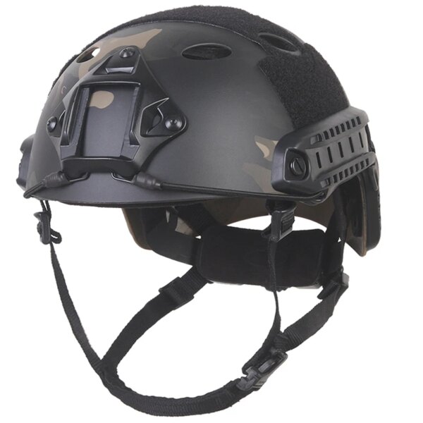 EMERSON casco táctico rápido PJ BJ MH tipo casco deportivo para airsoft Paintball ABS casco de ciclismo multicam negro