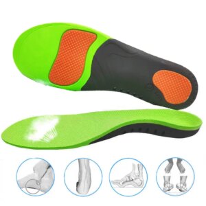 Plantillas para suelas de zapatos ortopédicos de EU35-52, almohadilla para el arco del pie, tipo X/O, corrección de piernas, soporte para el arco del pie, inserción de zapatos deportivos