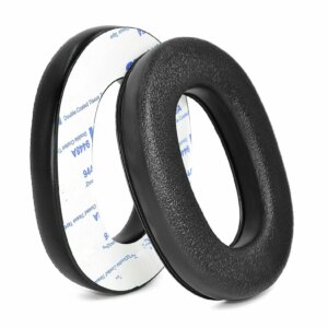 Almohadillas para los oídos, almohadillas para los oídos, repuesto de cojín de esponja suave de cuero para 3M WorkTunes Connect, Protector auditivo, accesorio para auriculares