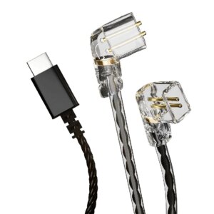 Cable de auriculares de 0,75mm, Cable de auriculares de doble pin, Cable de TYPE-C, accesorios de repuesto para CCA/KZ/TRN/QDC/DUNU/SIMGOT