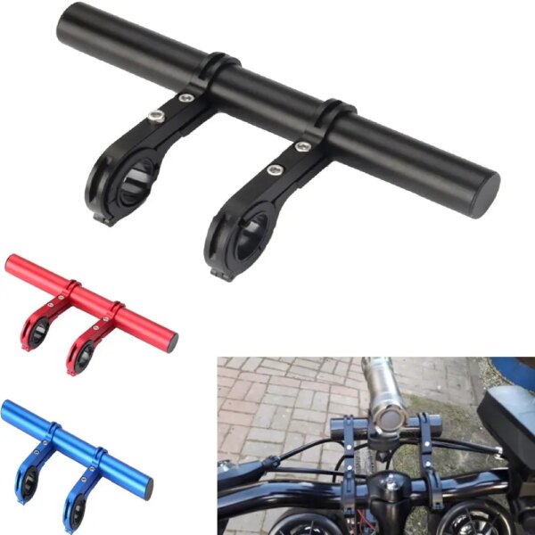 Extensor de manillar de patinete eléctrico, extensión de bocina, soporte de montaje de luz, adaptador elevador de manillar, reparación extensora para accesorios M365