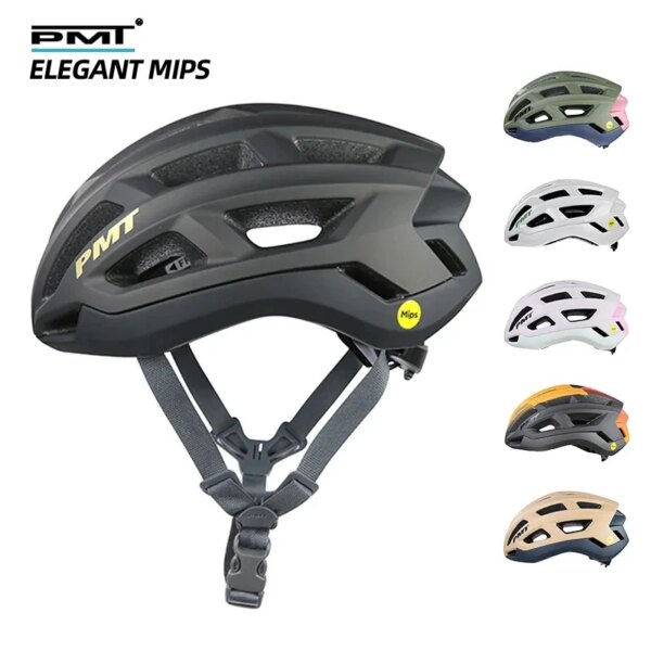 Elegante sistema de seguridad MIPS casco de ciclismo MTB Casco de Bicicleta de carretera ajustable 29 agujeros transpirable integralmente moldeado 205T EPS Cap