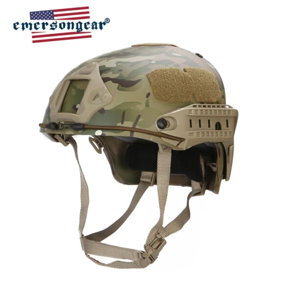 Emersongear casco rápido estilo AF casco táctico con cubierta para cabeza equipo protector sombreros Airsoft al aire libre de caza, de deporte ciclismo