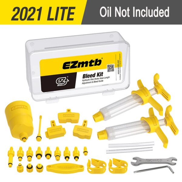 Ezmtb-Kit de purga de aceite de freno de disco hidráulico de bicicleta, herramientas para SRAM, SHIMANO,MAGURA,Avid Series MTB, herramienta de reparación de frenos de bicicleta de carretera