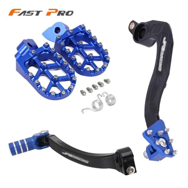 Pedal de freno de palanca de cambios para motocicleta Yamaha YZ250F WR250F 2010-2023 YZ250FX 2015-2023 reposapiés CNC