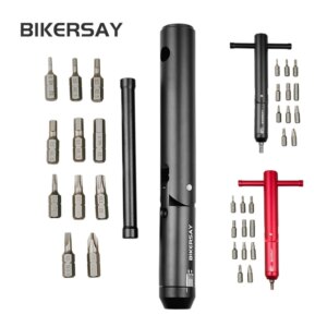 Para BIKERSAY llave dinamométrica 2-8Nm Reparación de bicicletas mantenimiento llave inglesa Kit de herramientas de mano para accesorios de vehículos de ciclismo
