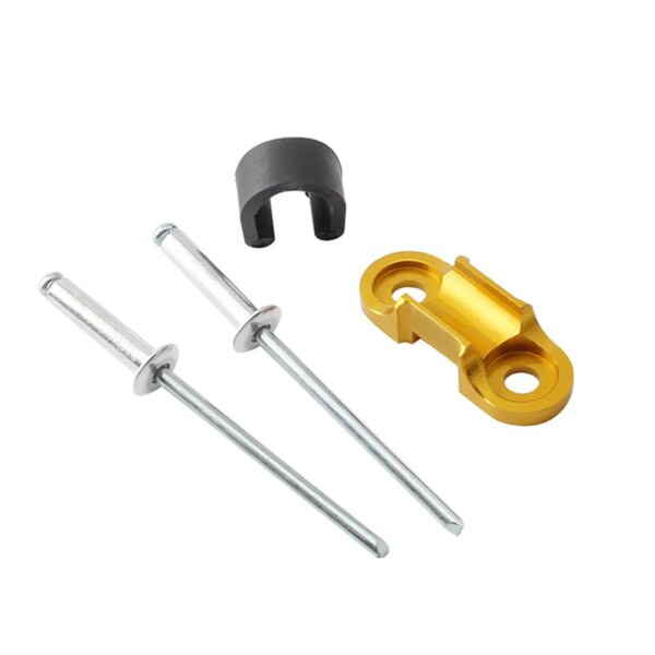 Para diámetro de línea de freno dentro de 6,3mm Clips de soporte de Cable de freno Clips C aleación de aluminio bicicleta/herramienta de fijación fácil de instalar