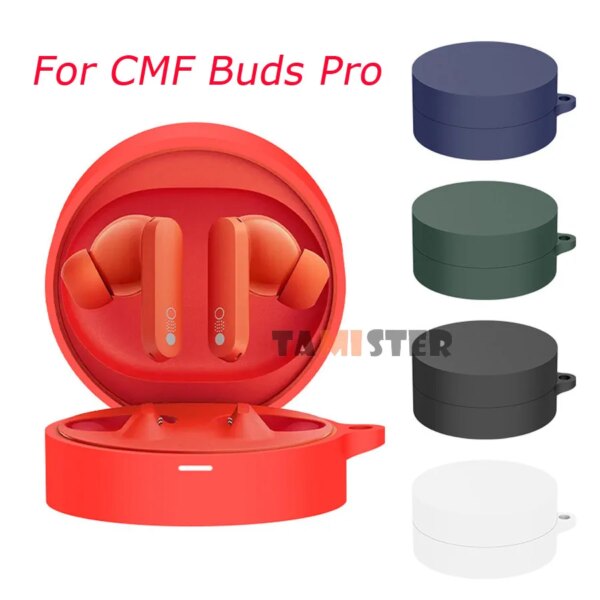 Funda protectora de silicona para CMF Buds Pro, funda protectora para auriculares inalámbricos CMF by Nothing Buds Pro, accesorios