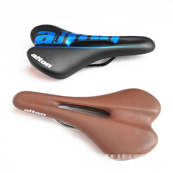Sillín de bicicleta G177, asiento Retro de montaña, bicicleta plegable, sillín marrón con resorte 27*14CM