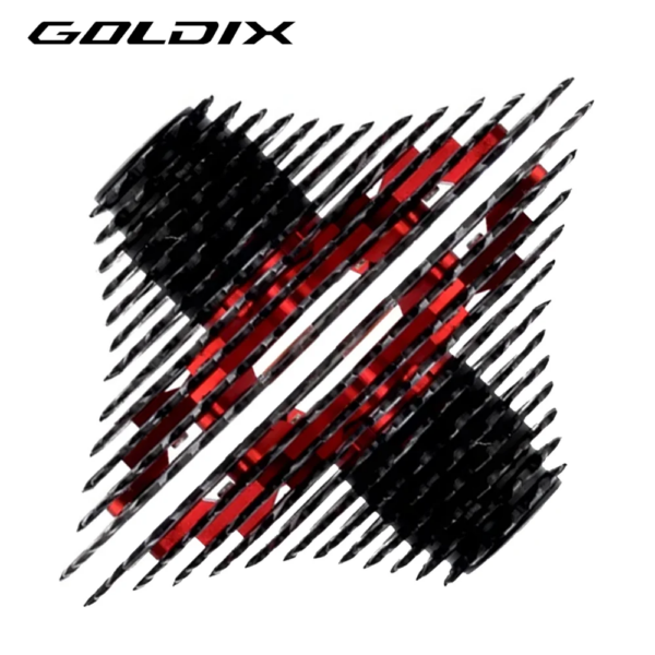 GOLDIX-Cassete negro para bicicleta de montaña, piñón libre para Shimano/SRAM, 8/9/10/11/12 velocidades, 40/42/46/50/50T K7 8/9/10/11/12v