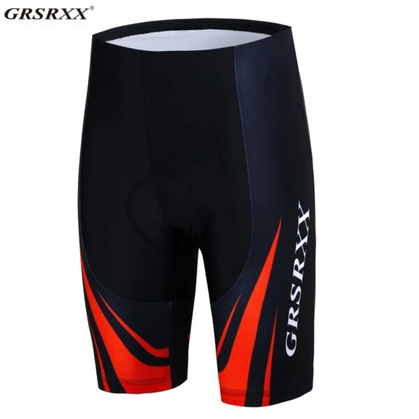 GRSRXX Pantalones Cortos de Ciclismo Verano Anti-UV Mallas para Montar en Carretera MTB para Hombres Almohadilla a Prueba de Golpes Pantalones Cortos de Ciclismo Pantalones Cortos de Carreras de Bicicleta Transpirables