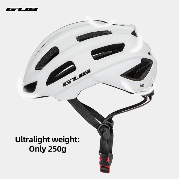 GUB-Casco de Bicicleta de carretera ultraligero, 250g, XXL, 60-63cm, para patinete eléctrico, PC + protección EPS, 21 respiraderos, transpirable