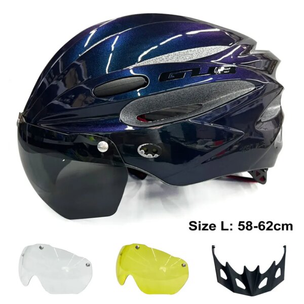 Casco de ciclismo GUB, cascos de bicicleta moldeados integralmente, casco de seguridad en ciclismo ultraligero, cascos de bicicleta para motocicleta al aire libre para adultos