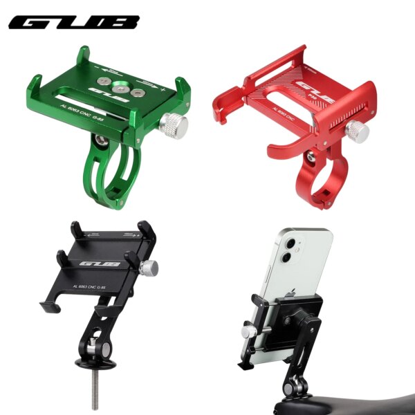 GUB soporte para teléfono móvil para manillar de bicicleta soporte para tubo de dirección G95 giratorio G85 soporte para teléfono inteligente P30 para MTB