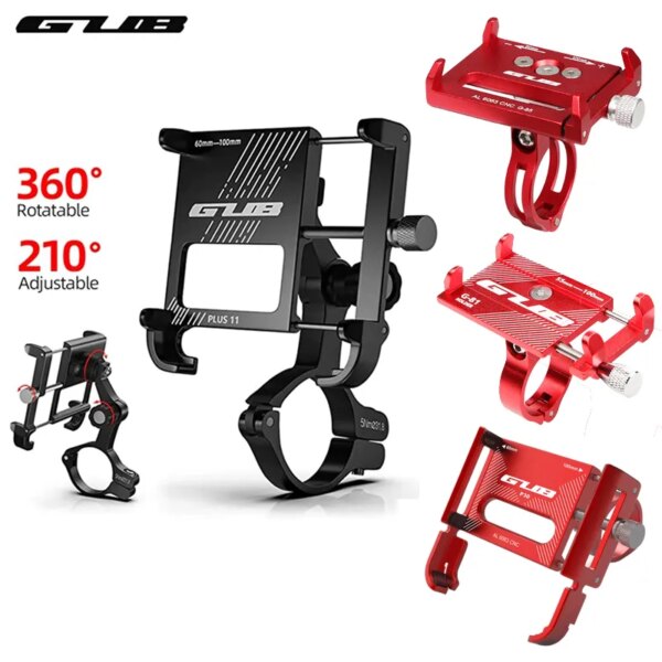 GUB PLUS 11 PRO1 P10 P30 G85 G81 soporte de teléfono para bicicleta para teléfono de 3,5-6,8 pulgadas MTB bicicleta de carretera motocicleta bicicleta eléctrica