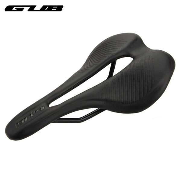 GUB-Asiento de bicicleta de montaña ultraligero, a prueba de golpes, sillines de bicicleta de carretera, sillín de ciclismo transpirable hueco de fibra de carbono para hombre