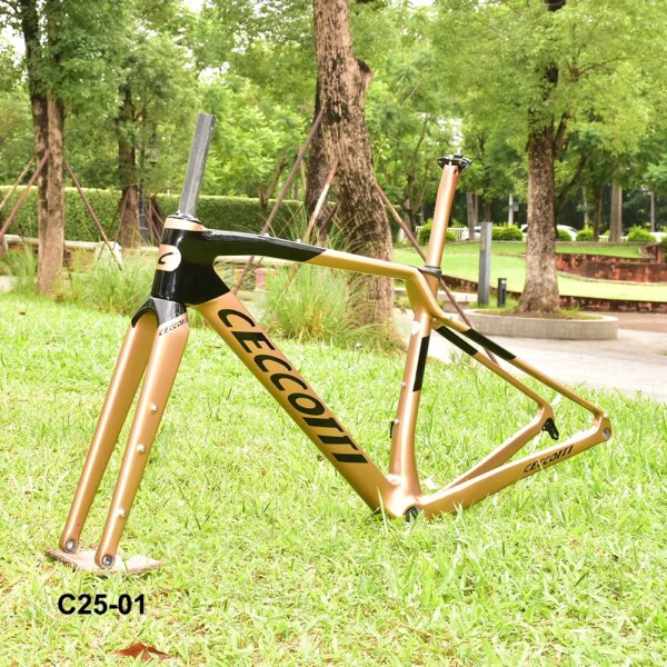 Bicicleta de grava 700 * 47C, cuadro completo de carbono para grava, Cable oculto completo, cuadro de bicicleta de carbono T1000, cuadro de ciclocross, bicicleta de carretera