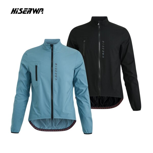 HISERWA cortavientos Ciclismo hombre Corta Vento Para CiclismoPro equipo ligero bicicleta Jersey secado rápido MTB Ciclismo chaqueta