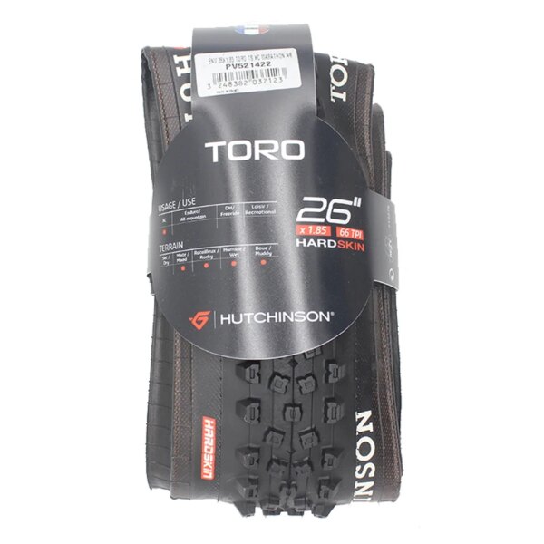 HUTCHINSON TORO 26x1,85 47-559 neumático de bicicleta 66TPI TS XC MARATHON NR MTB todoterreno neumático de bicicleta alrededor de 515 g/pc piel dura antideslizante