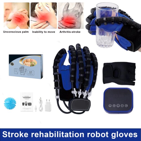 Guantes de robot de rehabilitación de accidentes cerebrovasculares