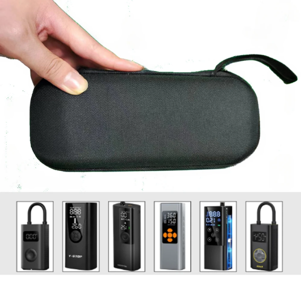 Funda rígida Compatible con Xiaomi Air Pump 2 1S, bolsa de almacenamiento para Inflador de neumáticos de bicicleta y coche, para Cable USB, Air House, conector de tubo de aire