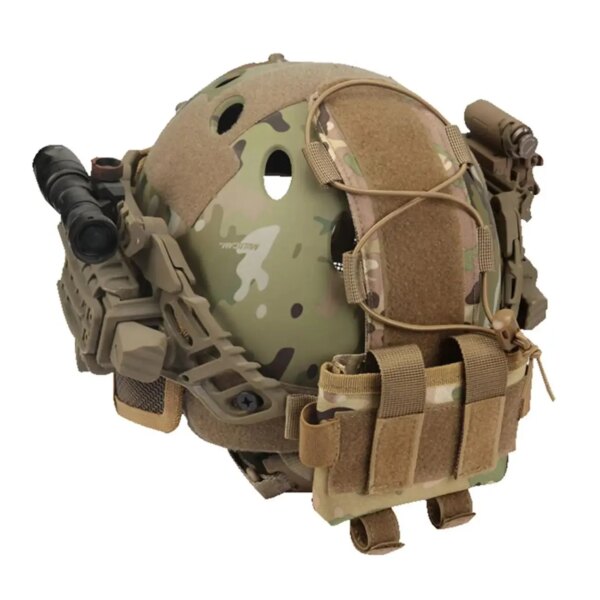 Casco táctico MICH2000 Airsoft MH con bolsa de batería, Painball táctico para exteriores CS, protección para montar, seguridad deportiva, caza