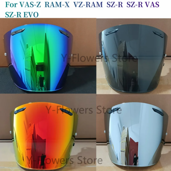 Protector de visera para casco Arai VAS-Z VAS Z RAM-X RAM X VZ-RAM VZ RAM SZ-R SZ-R VAS SZ R VAS SZ-R EVO SZ R EVO, gafas de cristal